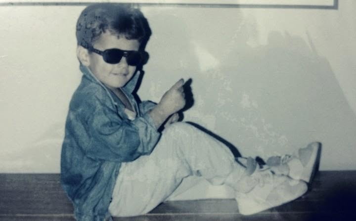 Thiago Melo criança, do acervo de família
